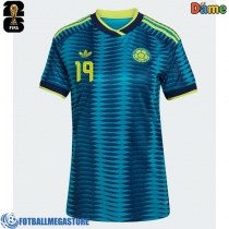 Fotballdrakt Dame Colombia Rafael Santos Borre #19 Bortedrakt VM 2026 Kortermet